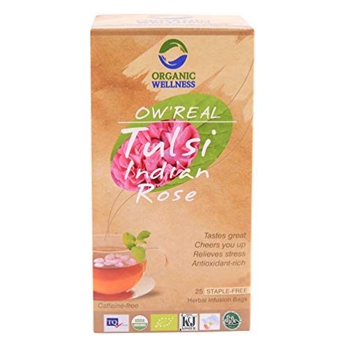 Organic Wellness Real Tulsi Indian Rose